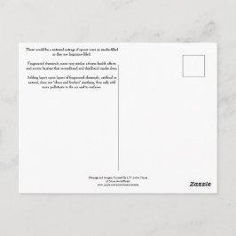 Stell dir vor, Duftprodukte wären angezündete Ziga Postkarte