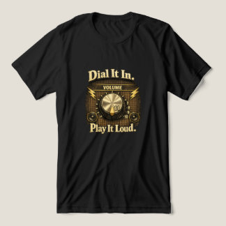 Stell es ein, Spiel es Laut Tri-Blend Shirt