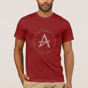 Stella Adler Studio Brandmark Red Tee Shirt