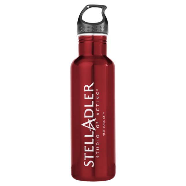 Stella Adler Wasserflasche, Edelstahl, 24 oz Edelstahlflasche (Vorderseite)