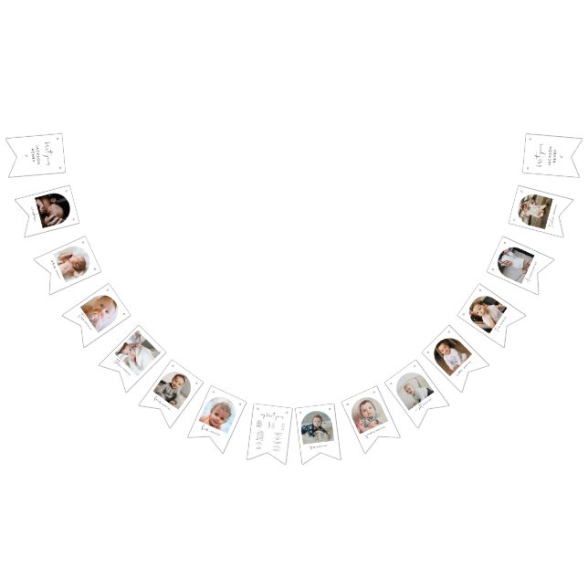 STELLA Baby First Year Monthly Foto Banner (Alle)