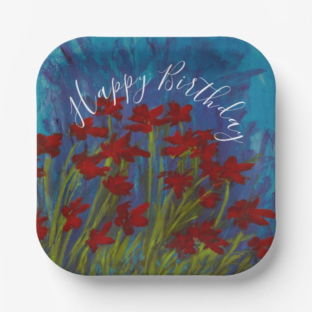 Stella Balloons Pappteller (Vorderseite)