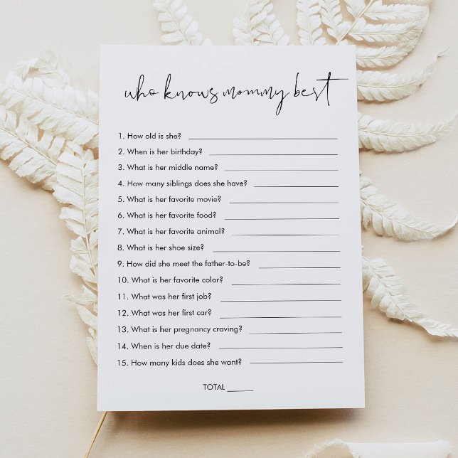 STELLA, die Mama Best Baby Shower Game kennt Einladung (Von Creator hochgeladen)