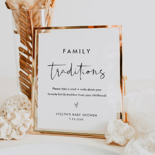 STELLA Familientraditionen Kinderduschzeichen Poster