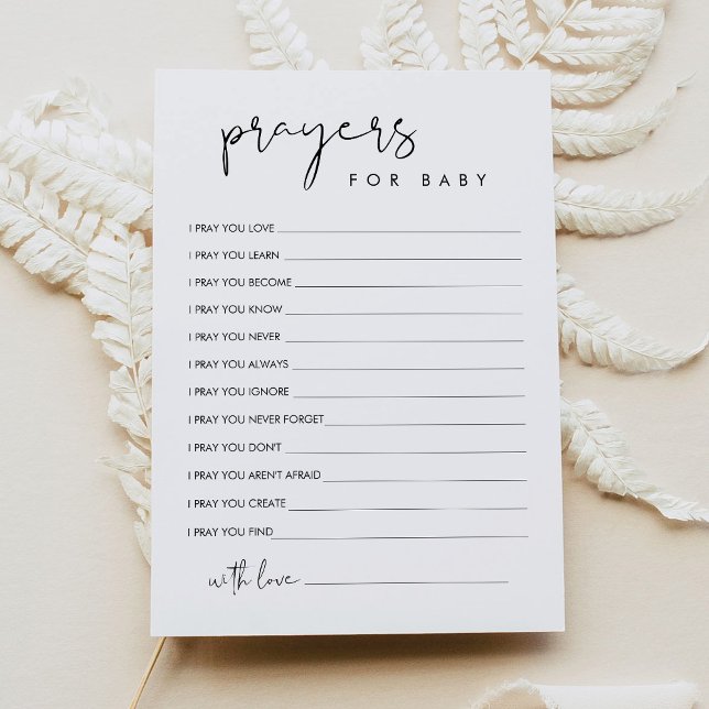 STELLA-Gebete für Babyberatungskarte Einladung (Von Creator hochgeladen)