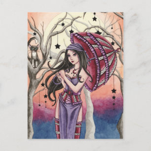 Stella - Hexenkarte Postkarte