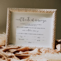 STELLA Hochzeitserklärung 8x10