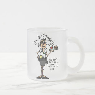 Stella mit Haltung Humor Mattglastasse