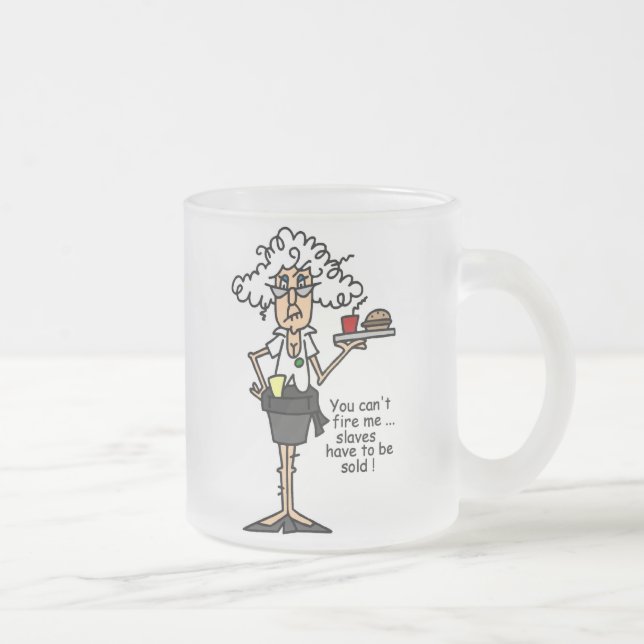 Stella mit Haltung Humor Mattglastasse (Rechts)