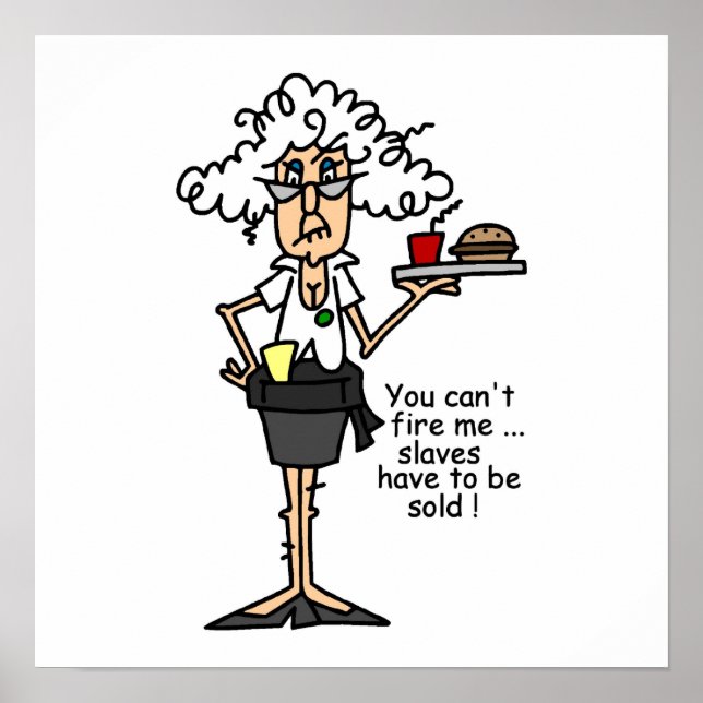 Stella mit Haltungs-Spaß Poster (Vorne)