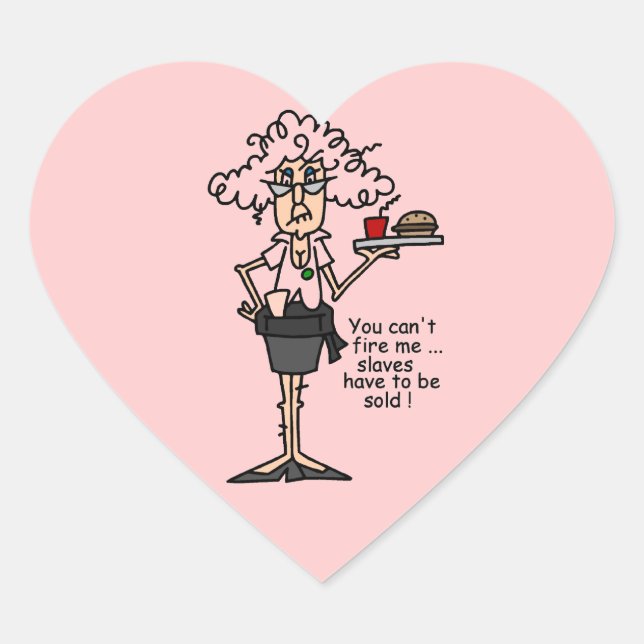 Stella mit Spaß Herz-Aufkleber (Vorderseite)