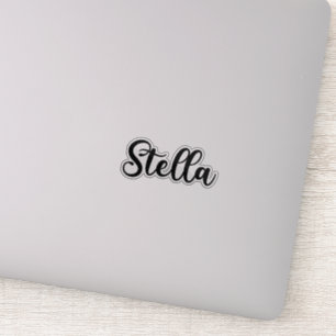 Stella Name - Handgeschriebene Kalligrafie Aufkleber