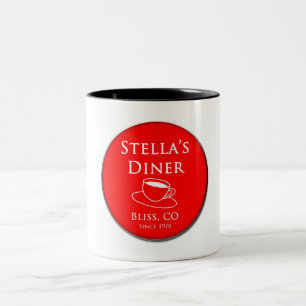 Stella Restaurant-Kaffee-Tasse Zweifarbige Tasse