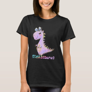 Stella Shirt Girl Dinosaur Geburtstagspartei Name