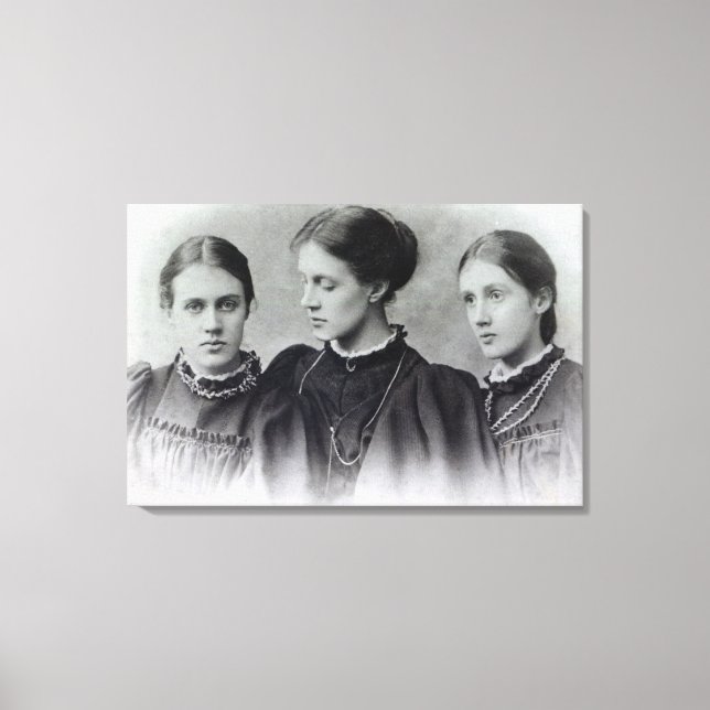 Stella, Vanessa und Virginia Stephen, c.1896 Leinwanddruck (Vorderseite)