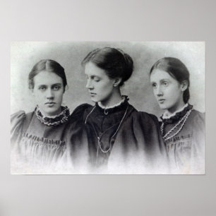 Stella, Vanessa und Virginia Stephen, c.1896 Poster