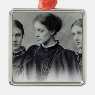 Stella, Vanessa und Virginia Stephen, c.1896 Silbernes Ornament