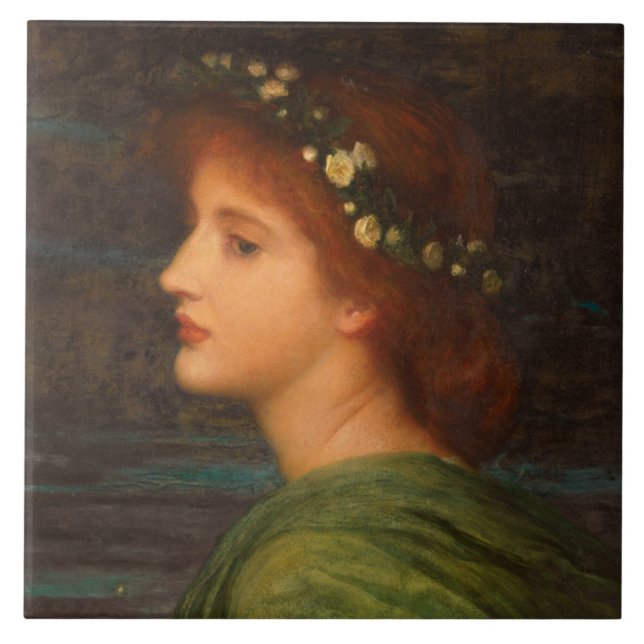 Stella (von Frank Dicksee) Fliese (Vorderseite)