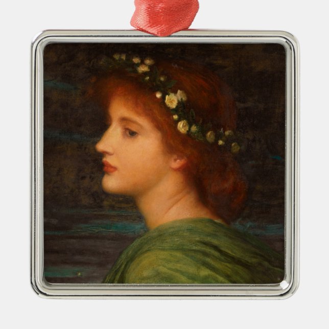 Stella (von Frank Dicksee) Ornament Aus Metall (Vorne)