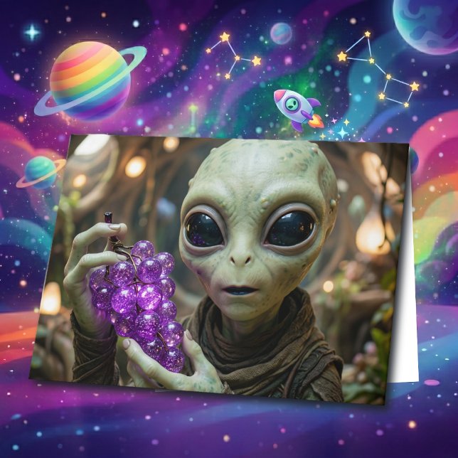 Stellar Alien | Vermisse dich sehr Karte (Von Creator hochgeladen)