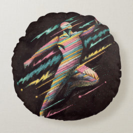 Stellar Ascension Rundes Kissen