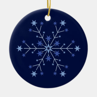Stellar Beginnings:  Midnight Keramik Ornament