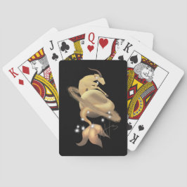 Stellar Capricorn Saturn Zodiac Spielkarten