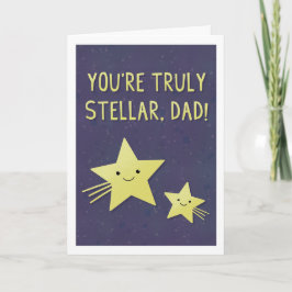 Stellar Dad Greeting Card Karte
