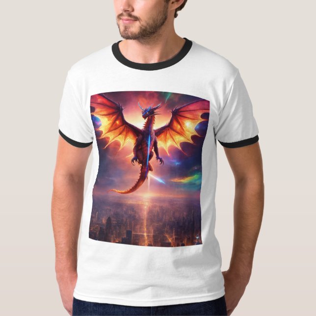 Stellar Dragon Sky T - Shirt (Vorderseite)