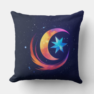 Stellar Gravity Emblem T - Shirt Kissen