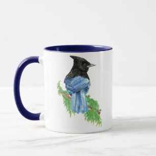 Stellar-Jay, Vogel, Natursammlung Tasse