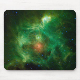 Stellar Kinderzimmer in grüner Mousepad