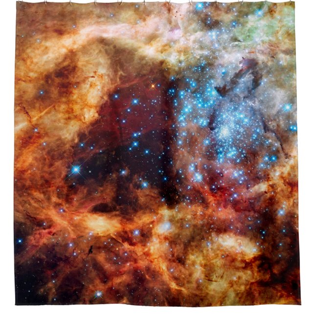 Stellar Kinderzimmer R136 Tarantula Nebula NASA Fo Duschvorhang (Vorderseite)