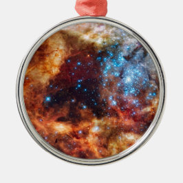 Stellar Kinderzimmer R136 Tarantula Nebula NASA Fo Silbernes Ornament