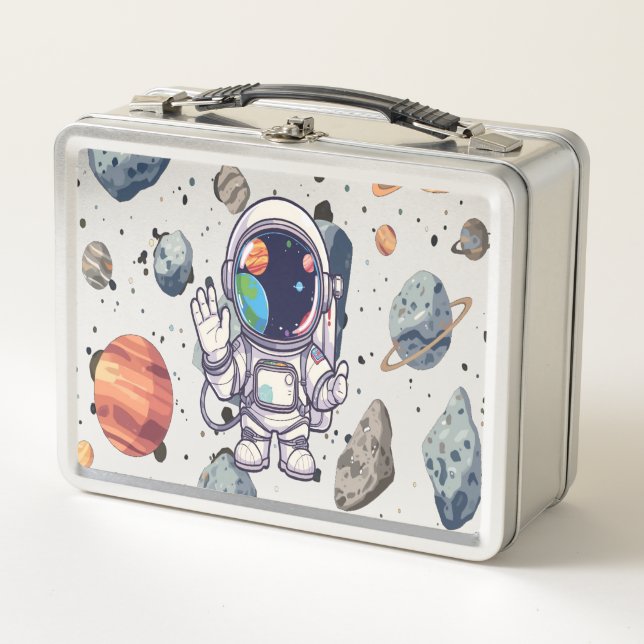 Stellar Lunchbox Weltraum Kinderessen enthalten (Vorderseite)