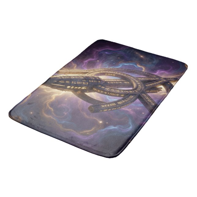 Stellar Path – Journey Through the Universe´14 Badematte (Schrägansicht)