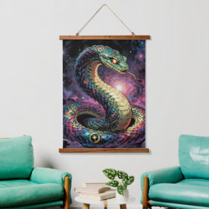 Stellar Path – Journey Through the Universe´2 Wandteppich Mit Holzrahmen