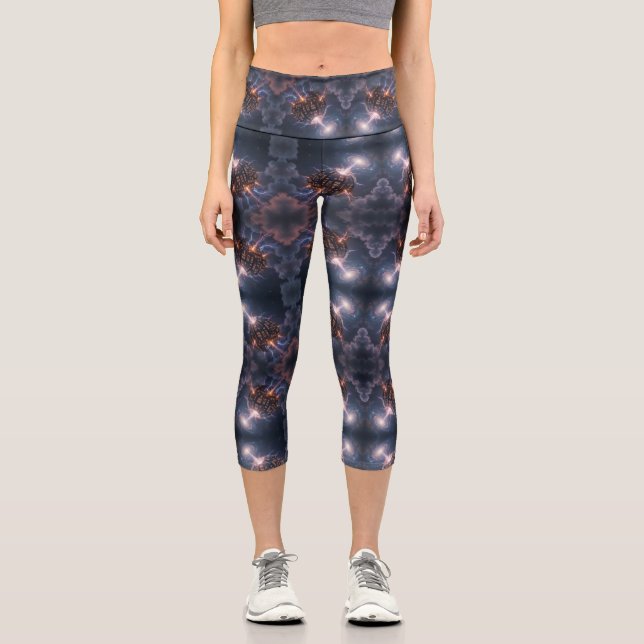Stellar Path – Journey Through the Universe´4 Capri Leggings (Vorderseite)
