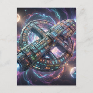 Stellar Path – Journey Through the Universe´8 Feiertagspostkarte