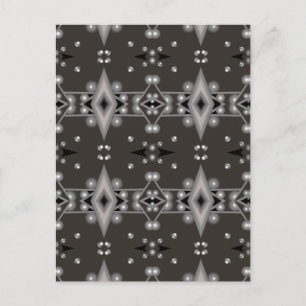 Stellar Performance Modernes Abstraktes Kunstdesig Postkarte