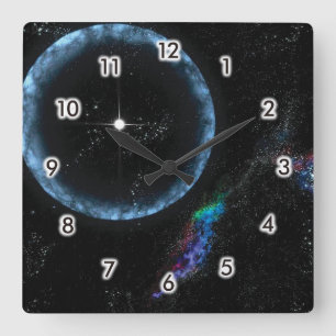 Stellar-Quake Quadratische Wanduhr