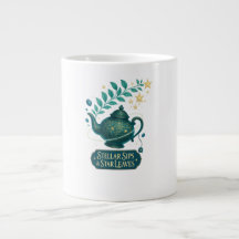 Stellar Sips & Star Blätter Tasse - Cosmic Tee Cup