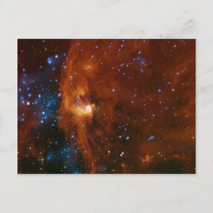 Stellar Star Birth RCW 108 NASA Postkarte