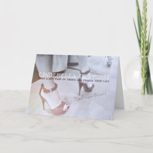 STELLAR STILETTOS Grußkarte Dankeskarte (Vorderseite)