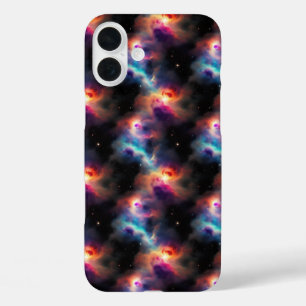 Stellar Symphony Galactic Nebulas Pattern iPhone 16 Plus Hülle