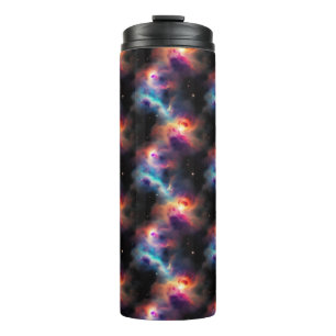 Stellar Symphony Galactic Nebulas Pattern Thermosbecher