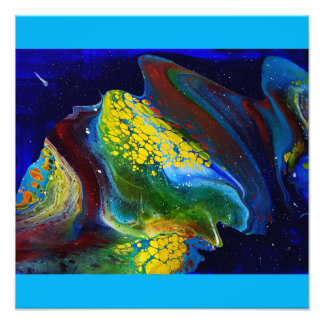 Stellar Wave (Acrylmalerei) Fotodruck