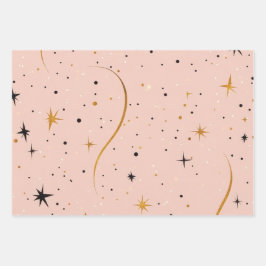 Stellar Wrap - Geschenkpapier mit Star Detai Set