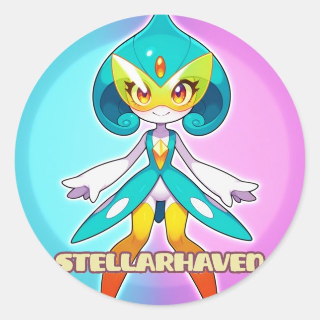 StellarHaven - Sparkey-Sticker 01 Runder Aufkleber (Vorderseite)