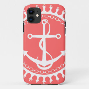 StellaRoot Anchor Down Preppy Pink iPhone 11 Hülle